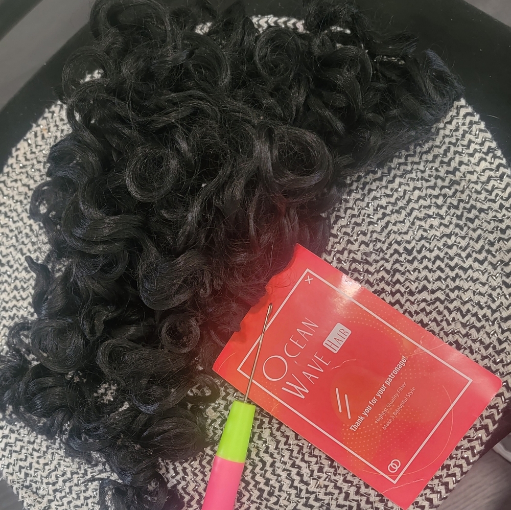 Hair pieces.  Ocean wave black.  ABB